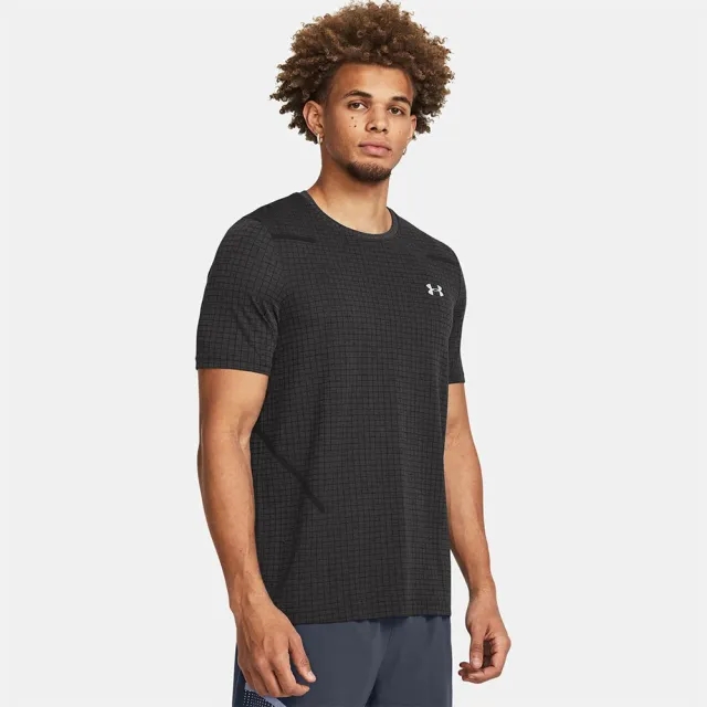 Under Armour Vanish Grid Short Sleeve T-shirt  - Black