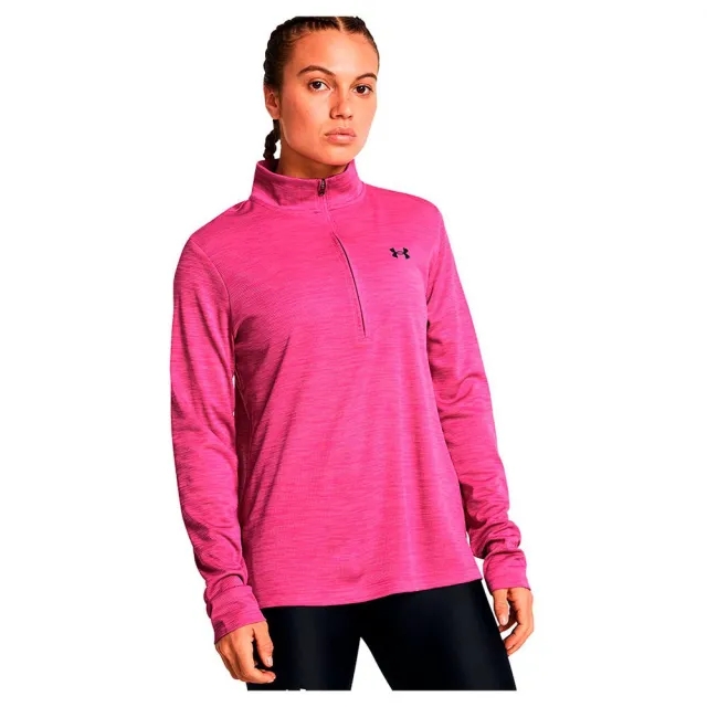 Under Armour Tech™ Textured ½ Zip Womens - Pink