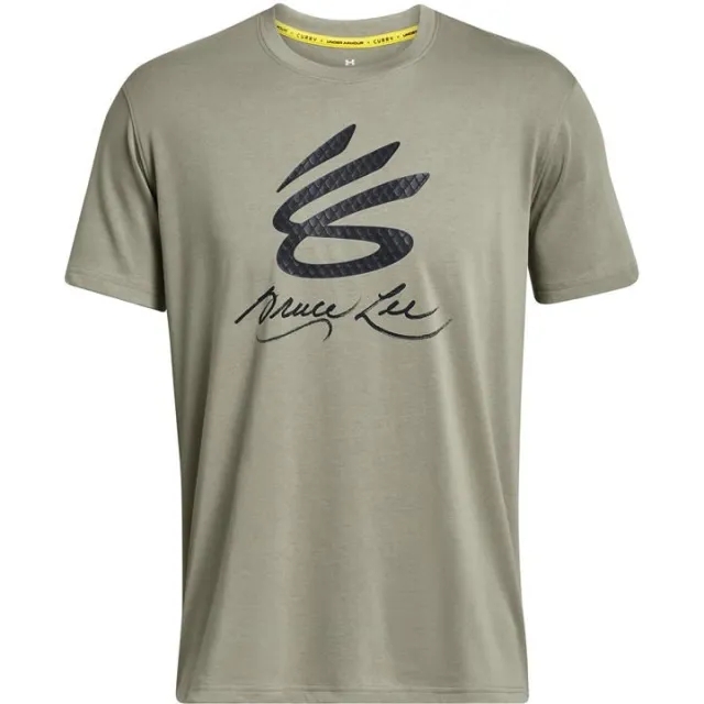 Under Armour Men's Curry x Bruce Lee T-Shirt Grove Green / Black XL