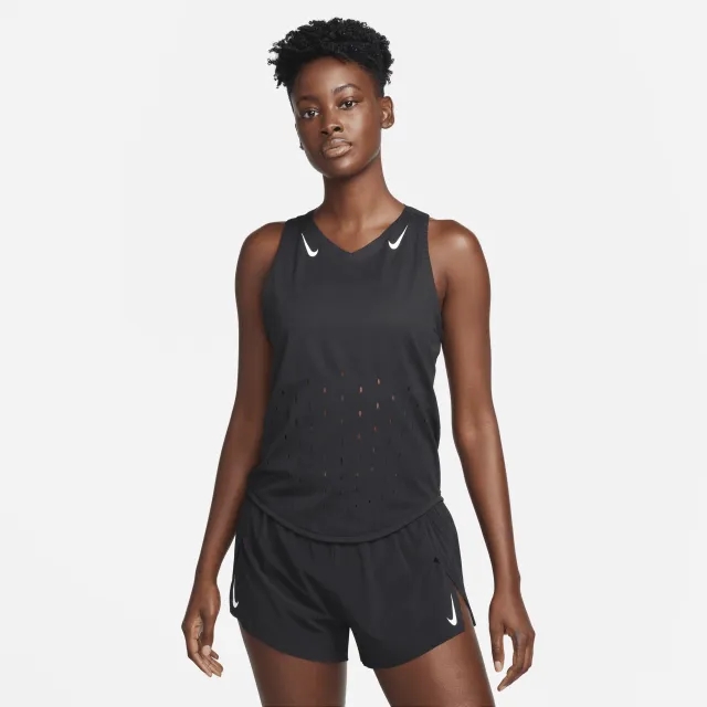 Nike AeroSwift Women's Dri-FIT ADV Running Vest - Black - Recycled Polyester