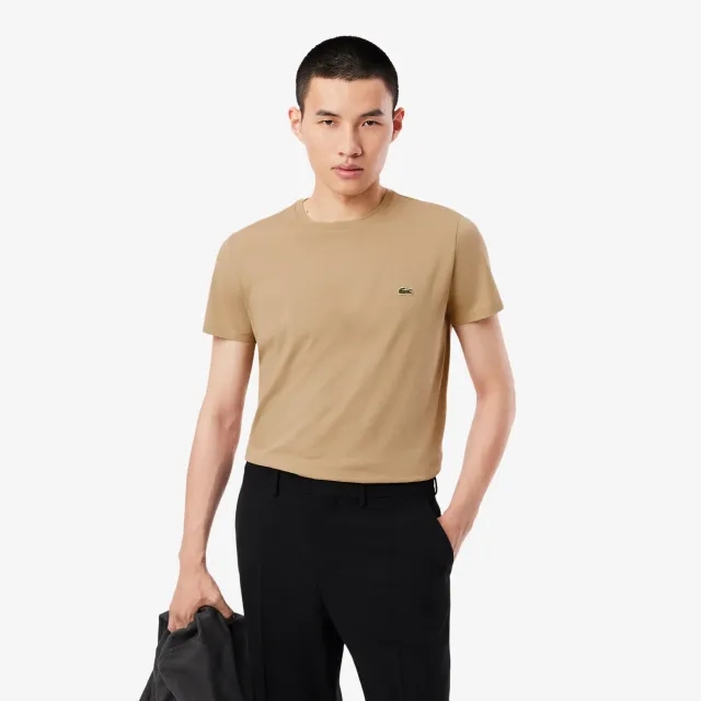 Lacoste Lightweight Cotton Pima T-shirt - Beige