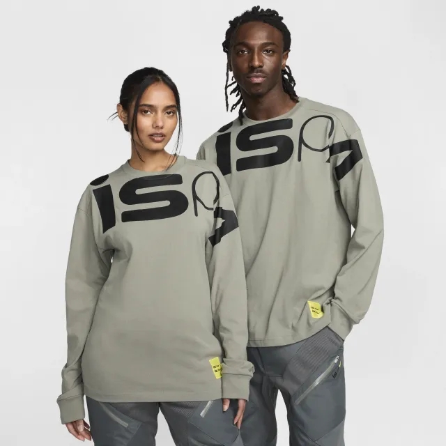 Nike NRG ISPA Long Sleeve T-Shirt - Green, Green