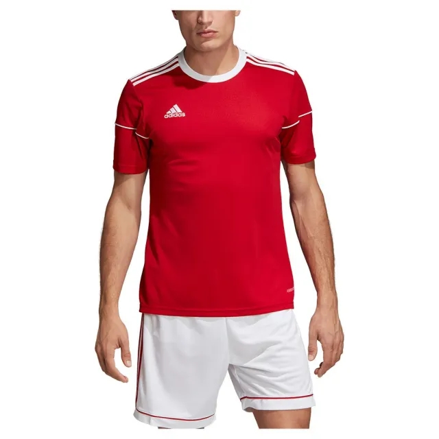 Adidas Squadra 17 Short Sleeve T-shirt  - Red