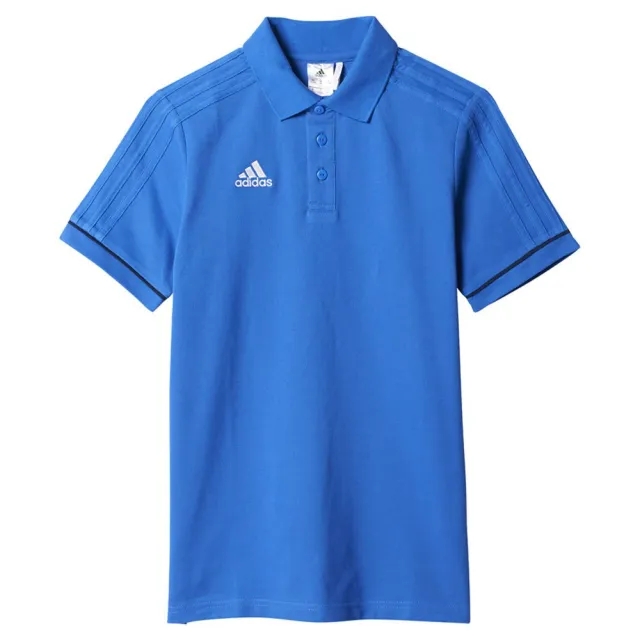 Adidas Tiro 17 Short Sleeve Polo  - Blue