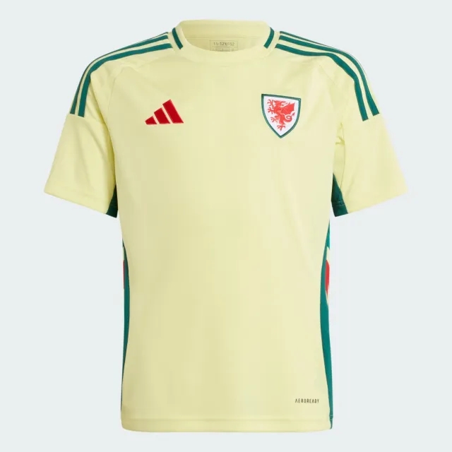 adidas Wales Kids SS Away Shirt 2024