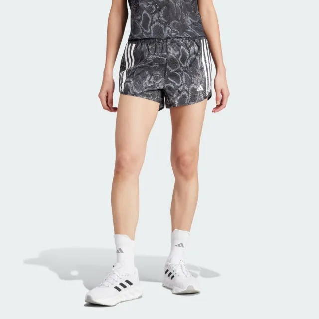 adidas Own the Run Excite Allover Print AEROREADY Shorts