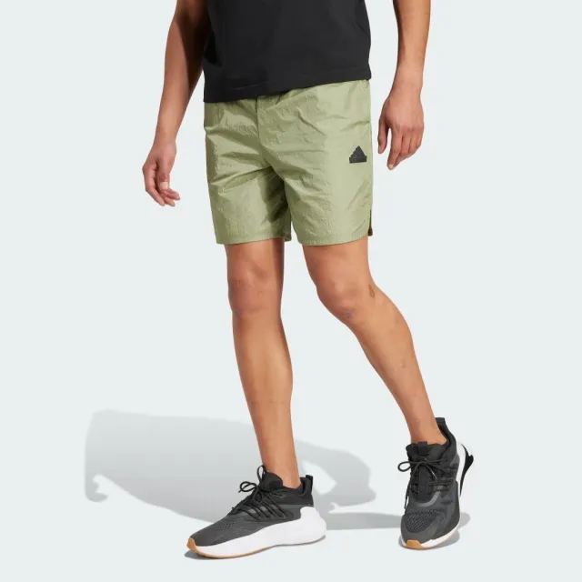 Adidas City Escape Woven Shorts In Tent Green