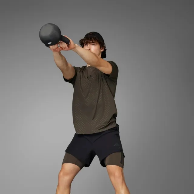 adidas Men Power Workout Two in One Shorts