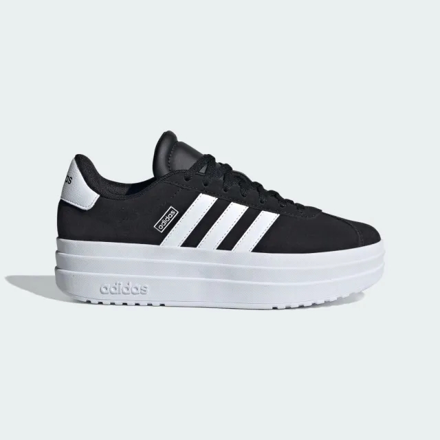 adidas Junior VL Court Bold Trainer - Black - Size 3 - Black