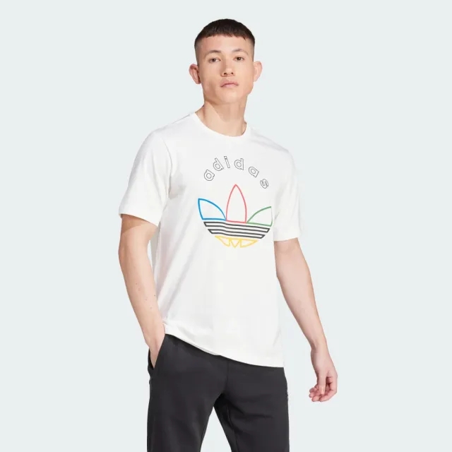 adidas Originals Trefoil Graphic T-Shirt, White