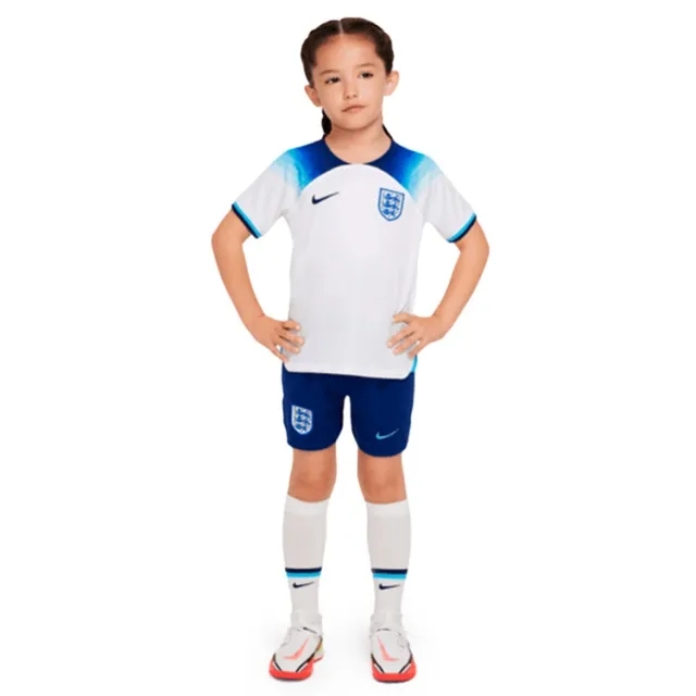 Nike England Kids SS Home Mini Kit 2022