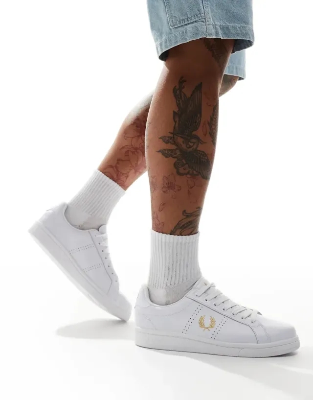 Fred Perry B721 Leather Trainers