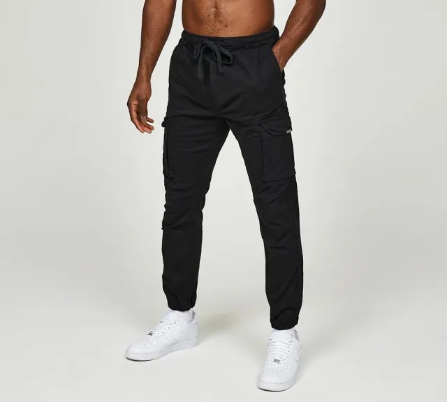 Closure London Classic Cargo Pant - Black - Size M - Black
