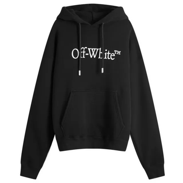 Off-White Men's Bookish Skate Popover Hoodie Black
