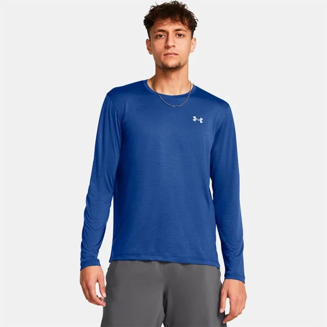 Under Armour Streaker Long Sleeve Running Top, Blue/Reflective