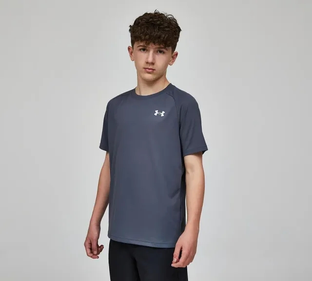 Under Armour Junior Tech 2.0 Short Sleeve T-Shirt - Grey - Size XL/B - Grey