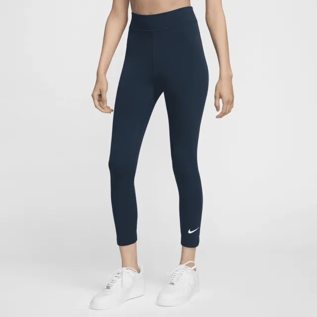 Nike Womens Dri-FIT Classic 7/8 Legging - Navy - Size M - Navy