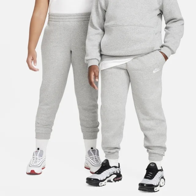 Nike Sportswear Club Fleece Older Kids' Joggers (Extended Size) - Grey - Fleece/Club Fleece
