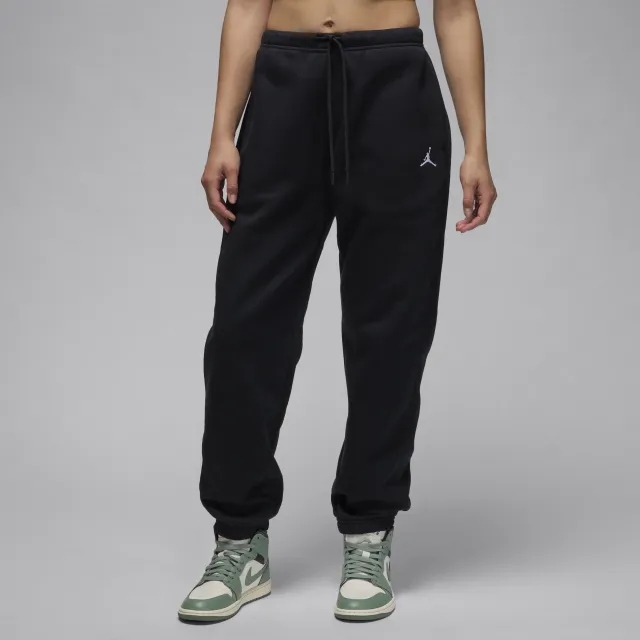 Nike Jordan Brooklyn Fleece Women's Trousers - Black - Cotton/Polyester