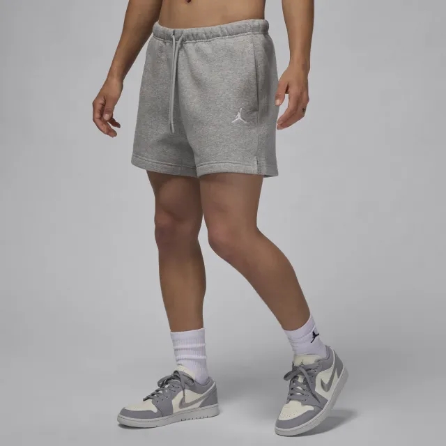 Nike Jordan Brooklyn Fleece Women's Shorts - Grey - Cotton/Polyester
