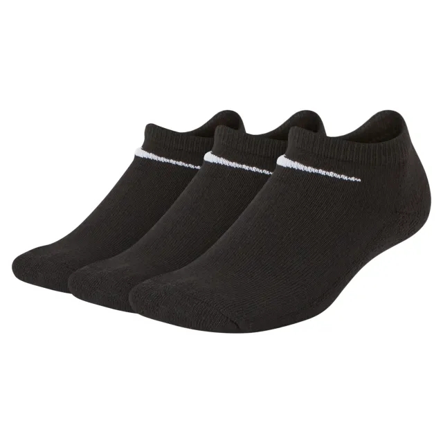 Nike Younger Kids' No-Show Socks (3 Pairs) - Black