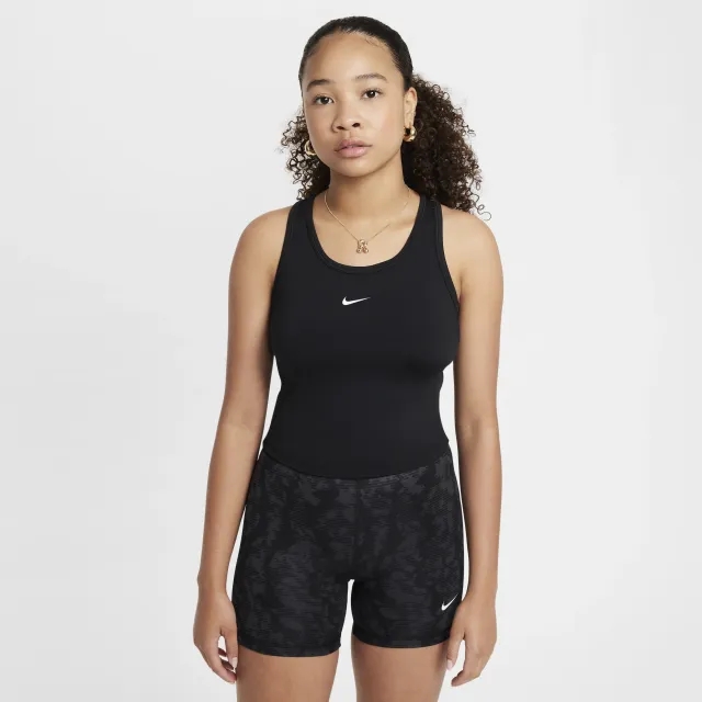 Nike One Fitted Older Kids' (Girls') Dri-FIT Tank Top - Black