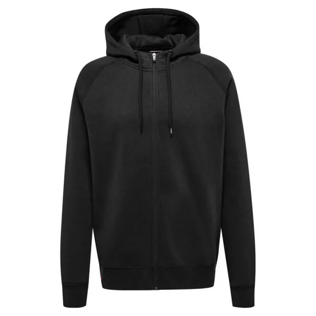 Hummel Red Heavy Full Zip Sweatshirt  - Black