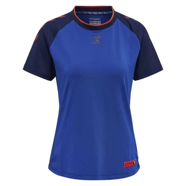 Hummel Pro Grid Game Short Sleeve T-shirt  - Blue