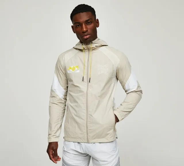 Dripmade Disrupt Windbreaker Jacket - Beige - Size 2XL - Beige