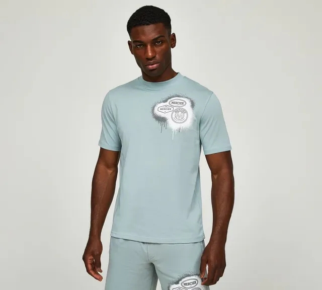 Mercier Spray T-Shirt - Grey - Size M - Grey