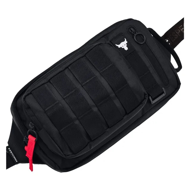 Under Armour Unisex Project Rock Waist Bag Black / White OSFM