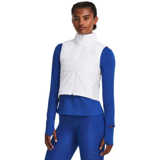 Women's  Under Armour  Storm Session Run Vest White / Reflective L