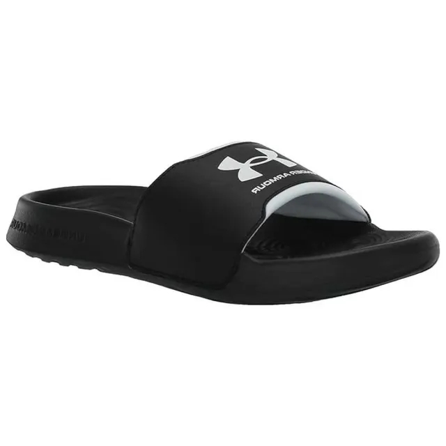 Women's  Under Armour  Ignite Select Slides Black / Black / White 6.5