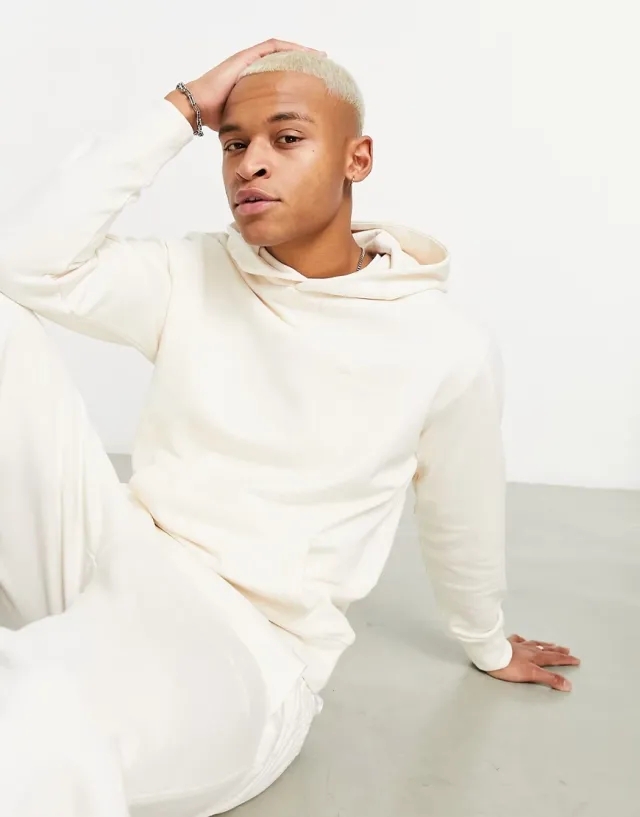 New Balance Athletics State Hoodie in off white