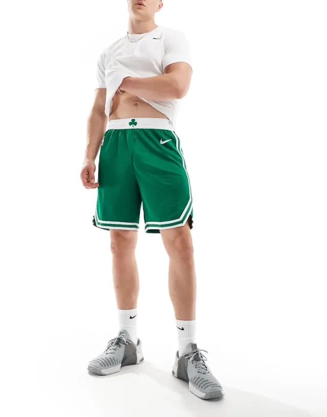 Nike Basketball NBA Boston Celtics swingman shorts in green