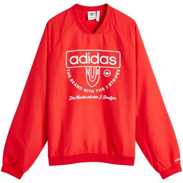 adidas Originals Adidas Men's Grfx Drill Top Better Scarlet