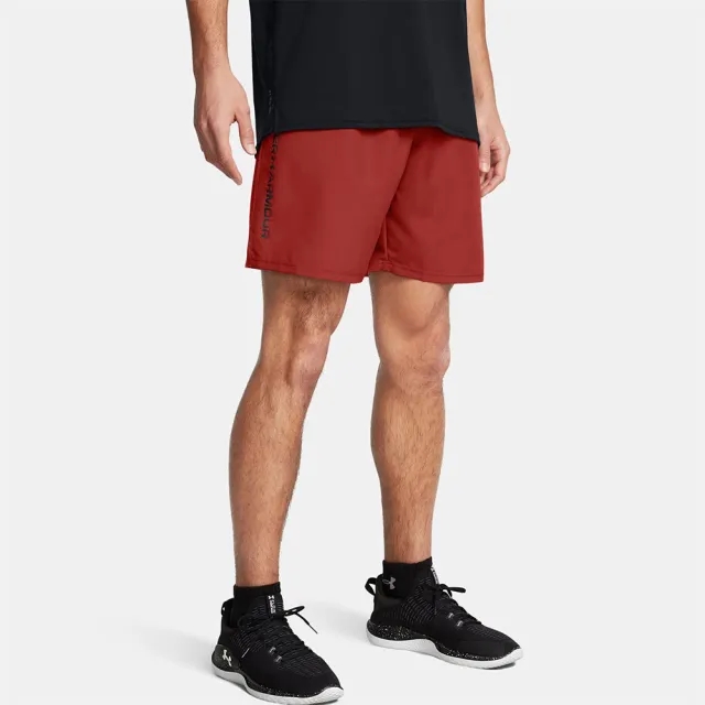 Men's  Under Armour  Tech™ Woven Wordmark Shorts Earthen Orange / Black L