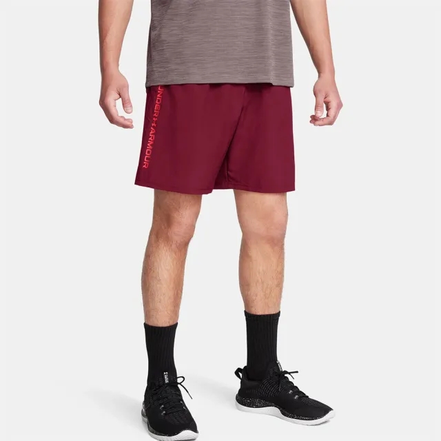 Men's  Under Armour  Tech™ Woven Wordmark Shorts Cardinal / Racer Red L