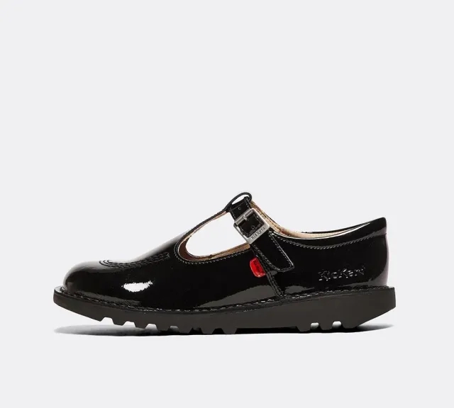 Kickers Junior Kick T Shoe - Black - Size 3 - Black