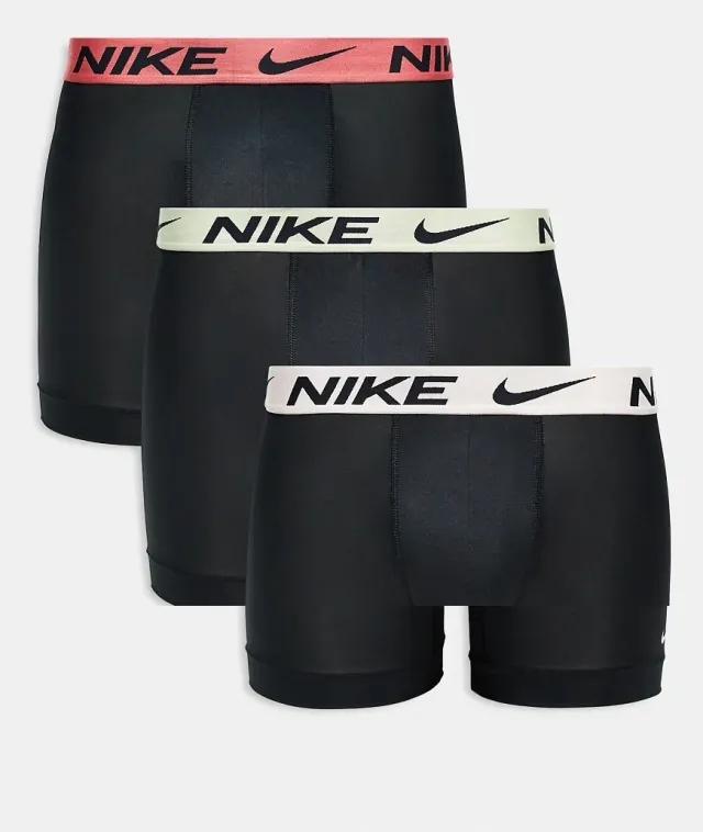 Nike Trunk 3 Pack Unisex Underwear - Black