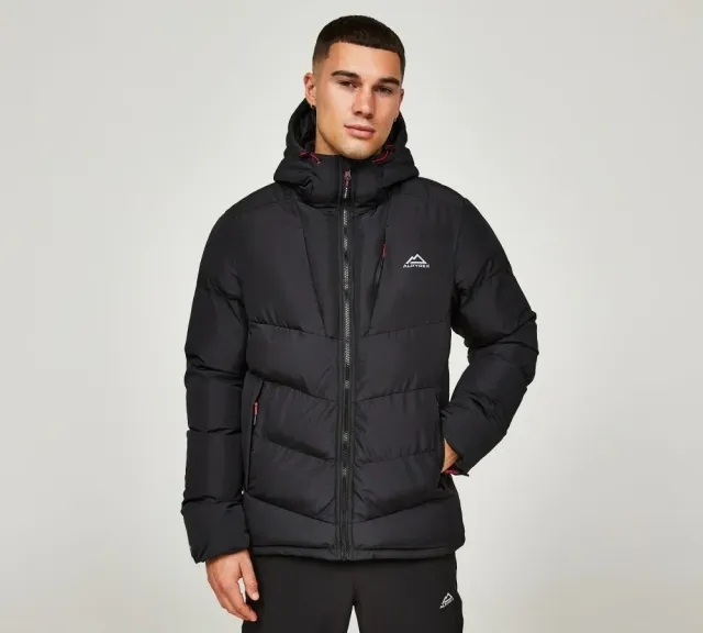 Alpyrex Forge Puffer Jacket - Black - Size XS - Black