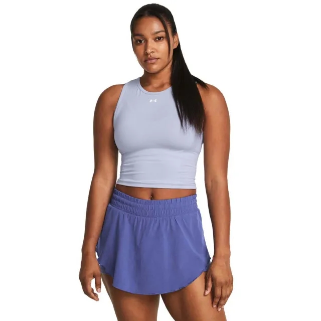 Under Armour Womens Train Seamless Tank Top - Purple - Size XL - Purple
