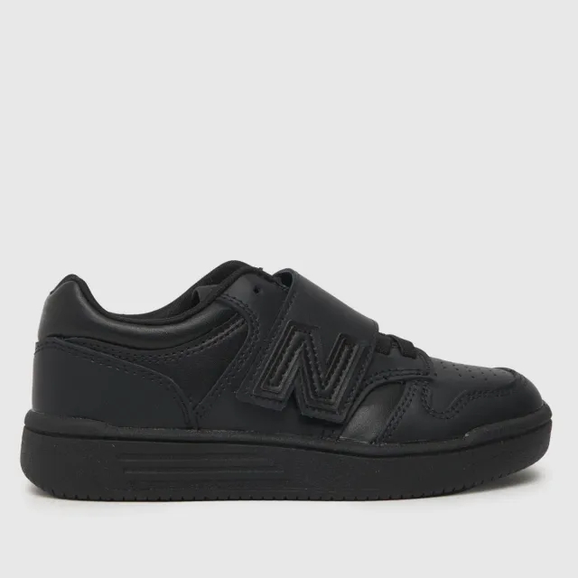 New Balance  480L  girls's Children's Shoes (Trainers) in Black