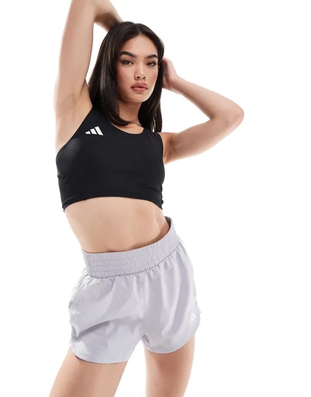 Adidas Running Adizero Tank In Black