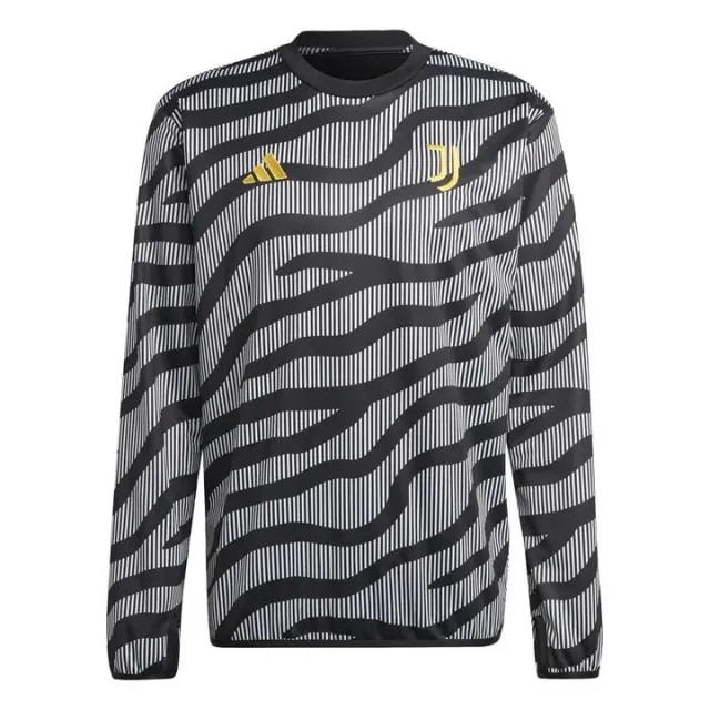 Juventus Pre-Match Warm Top (Black) 2023-2024 Men's Polyester Made By: Adidas