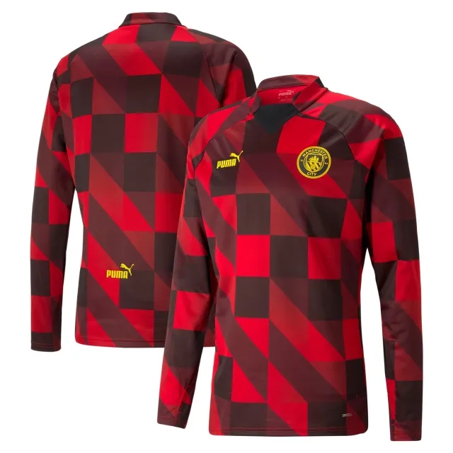 Puma Manchester City Prematch Sweat Top - Red
