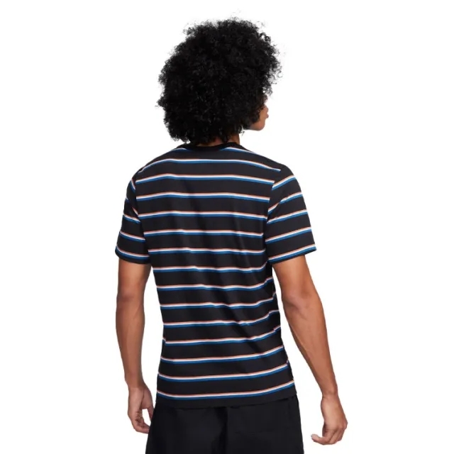Nike Club Stripe Tee Men Shortsleeves Black