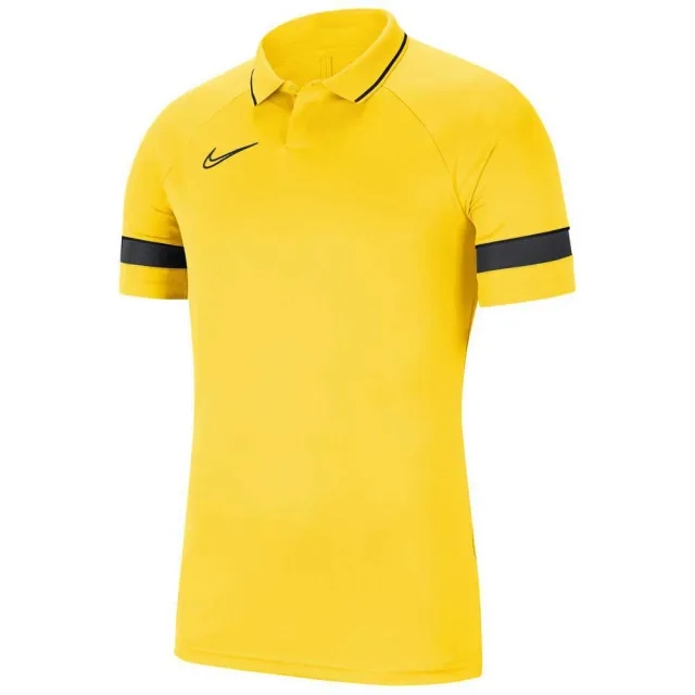 Nike Dri Fit Academy Short Sleeve Polo  - Yellow