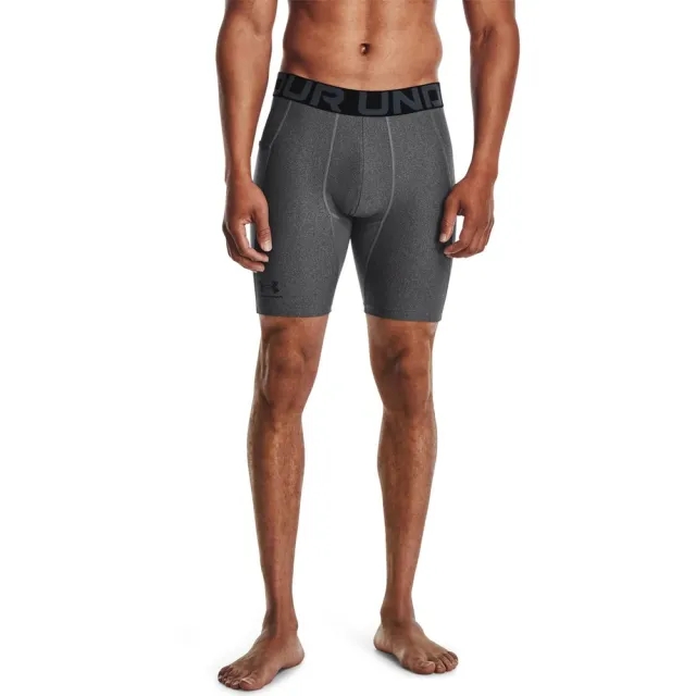 Under Armour Men's HeatGear® Compression Shorts Carbon Heather / Black XXL