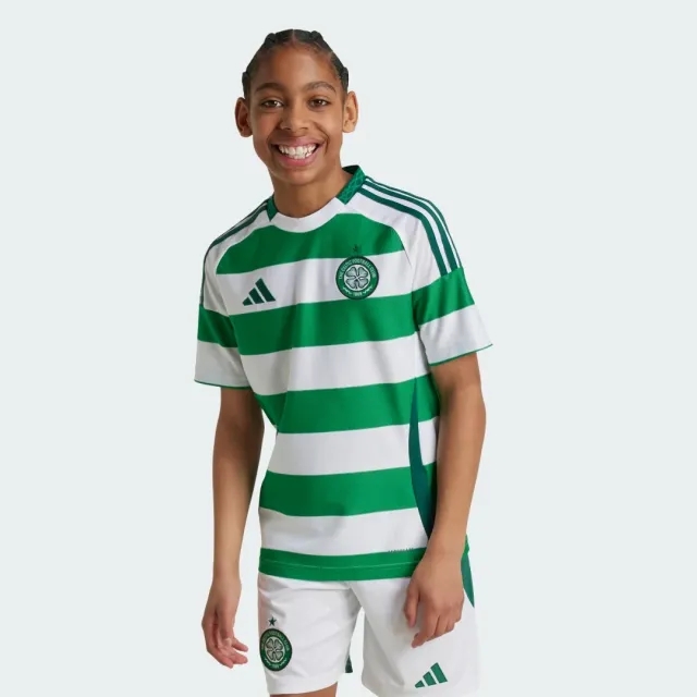adidas Celtic Kids SS Home Shirt 2024/25